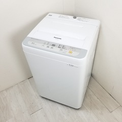パナソニック 5.0kg NA-F50B10 2017年製 全自動 シルバーの画像