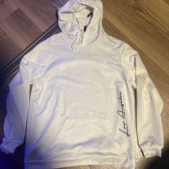 メンズパーカー　白黒2着での画像