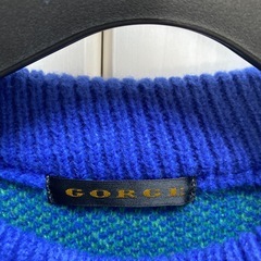 GORGIE チェック柄長袖セーターの画像