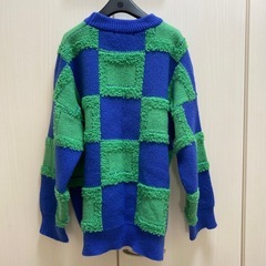 GORGIE チェック柄長袖セーターの画像