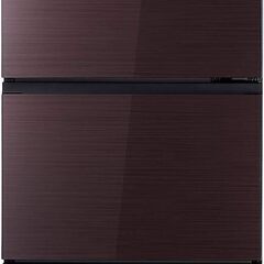 ハイセンス 冷蔵庫 幅55cm 282L ダークブラウン HR-G2801BR 3ドア 右開きの画像