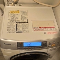 ドラム式洗濯機　パナソニック　10Kの画像