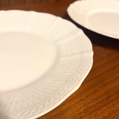 ノリタケ　白皿　2枚セット　大皿の画像