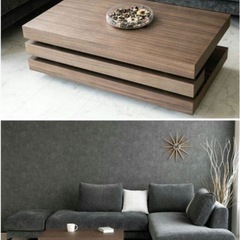 スタイルプロポーザ　ローテーブル センターテーブル ウォールナットの画像