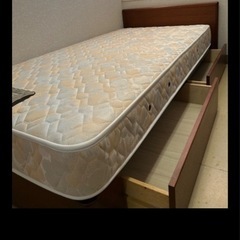 【美品】maruni マルニ木工　シングルベッドの画像