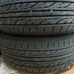 16インチアルミホイール　プリウスアルファ純正ホイール　4本セット　ダンロップタイヤの画像