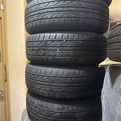 16インチアルミホイール　プリウスアルファ純正ホイール　4本セット　ダンロップタイヤの画像