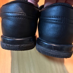 ムーンスター　黒靴　18cmの画像