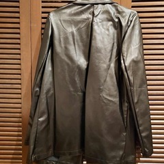 SHEINレディースのフェイクレザー コートの画像