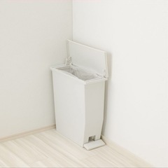 どこでも使える ペダルダストボックス 13L グレー スリム GY ごみ箱 ゴミ箱 Ｈ＆Ｈ  の画像
