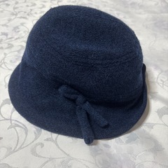 未使用　帽子・マフラーセット(宇野千代)の画像