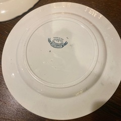 アンティークフランスプレート2枚セットの画像