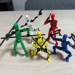 ダミーフィギュア　多関節 5体セットの画像