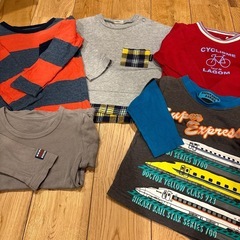 【9点まとめて】キッズ　ベビー　子ども服　長袖　トレーナー　【80-90サイズ】の画像