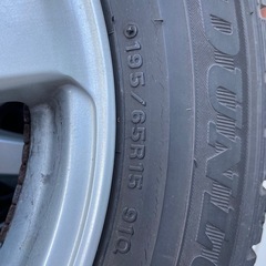 195 65R15 アルミホイール付きスタッドレスの画像