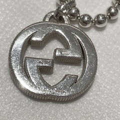 【正規品】GUCCI ネックレス ボールチェーンペンダントの画像