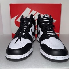 ナイキ 新品箱付ダンクHiレトロ メンズパンダスニーカー の画像
