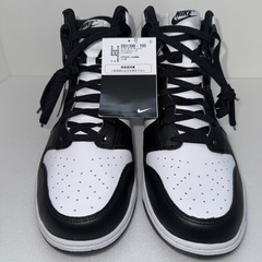 ナイキ 新品箱付ダンクHiレトロ メンズパンダスニーカー の画像