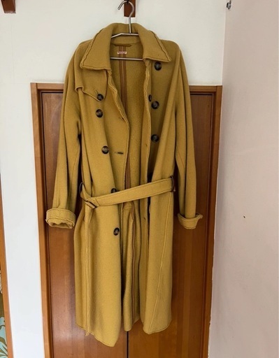 日本製　KAPITAL ウール 100% コート　マスタード イエロー