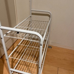 玄関収納　ハンガーラック　ハンガーポールの画像