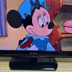 SHARPAQUOSテレビ24型の画像