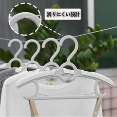 BOOFLYII ベビーハンガー 10本セット 子供用ハンガー　伸縮式　グレーの画像