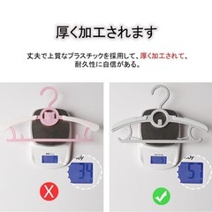 BOOFLYII ベビーハンガー 10本セット 子供用ハンガー　伸縮式　グレーの画像