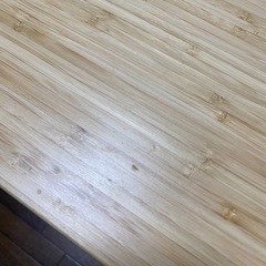 IKEA ドロップリーフテーブル ダイニングテーブル バタフライテーブル 折りたたみテーブル 竹製　828の画像