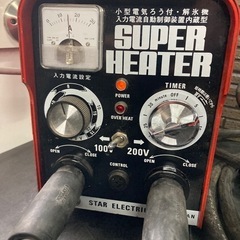 水道凍結　電気解氷機の画像