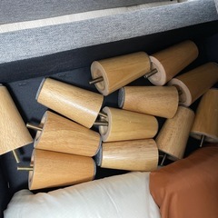 ソファ・オットマン　
収納付きの画像