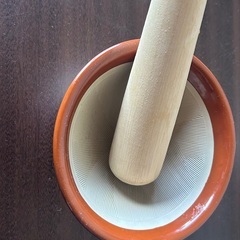すり鉢（直径約16cm・すりこぎ付き）お譲りします（修学院駅徒歩2分）の画像