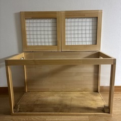 小動物 ケージ 木製 アクリルケージ の画像