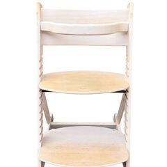 木製 ベビーチェア キッズチェア 子ども用イス 高さ調整の画像