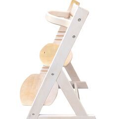 木製 ベビーチェア キッズチェア 子ども用イス 高さ調整の画像