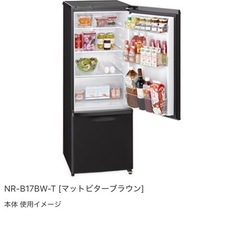 冷蔵庫2019年Panasonic  NR-B17BWの画像