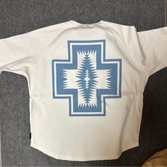 決まりました　ペンドルトン　オフホワイト 別注Tシャツ　サイズLの画像