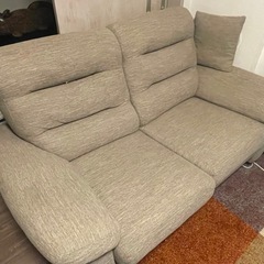 【99％OFF】2人掛け布張りソファ(NポケットA12 H-HI DR-BE)の画像