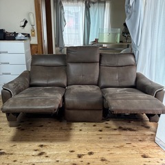 ソファー　リクライニング　　　の画像