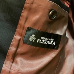 GINZA tailor FUKUOKA ダークグレー ビジネススーツの画像