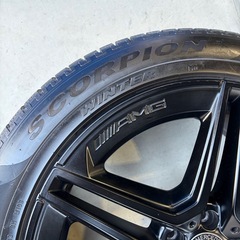 バリ溝　GLS GLE メルセデスベンツ AMG 21インチ スタッドレス・アルミ4本セット　ピレリ　スコーピオンの画像