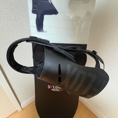 スノボード板　ビンディング付き　の画像