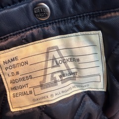 AVIREX革ジャン13万 2回着用美品の画像