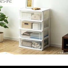 カラーボックスクリアケースタンス棚の画像