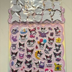 クロミ　大容量　二枚組プクプクシールの画像