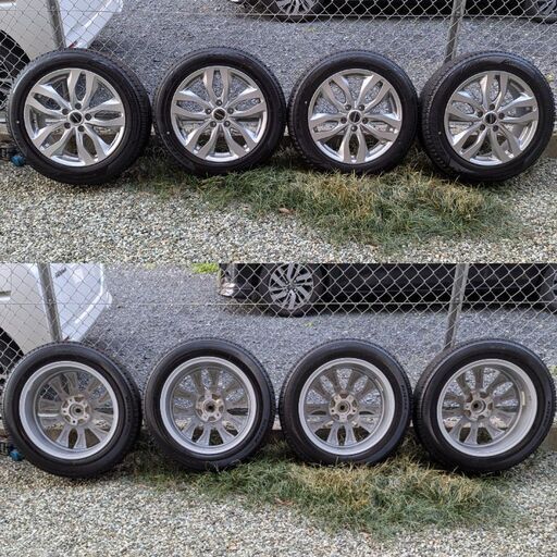 【極上美品】ブリヂストン BLIZZAK VRX3 195/60R17 2022年 4本セット アルミホイール バルミナ 7J PCD114.3 5穴 スタッドレスタイヤ 9.9分山 バリ溝 60系プリウスに 極上美品】ブリヂストン BLIZZAK VRX3 195/60R17 2022年 4本セット
