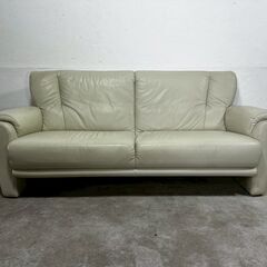 『himolla』ヒモラ TANGRAM タングラム ラブソファ ソファ ソファー 2.5P 2.5シーター 2.5人掛け 2.5人用 レザー 総革 革 IDC大塚家具 定価約30万 RWso88の画像