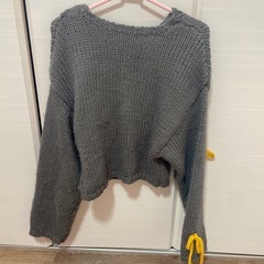 uenui ୨୧ many ribbon knit - grayの画像