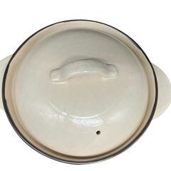 ◯トップバリュー TOPVALU  IH対応ふち高土鍋　9号 直径約31cmの画像