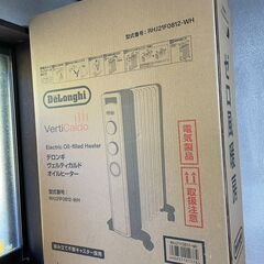 【リユースショップスパークル】美品!!　オイルヒーター　No.125　デロンギ　RHJ21F0812-WH　DeLonghi　配送可能♪の画像