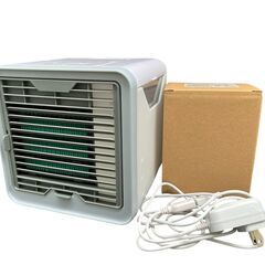 ◯【未使用】ここひえ　小型 冷風機 サーキュレーター 20013-J フィルター付きの画像